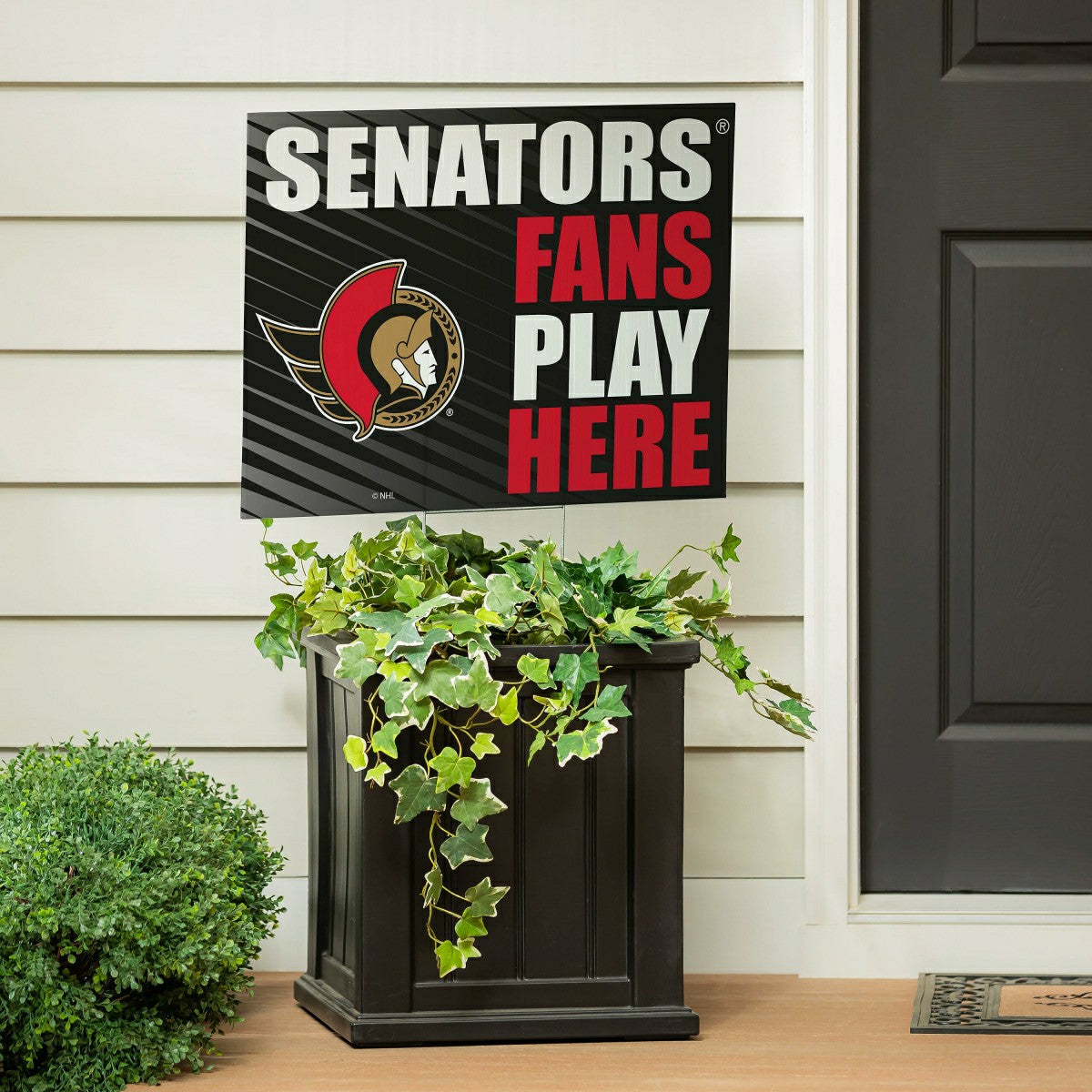 Ottawa Senators Coroplast Yard Sign "Fans Play Here" - NHL Home