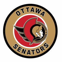 LED Wall Decor, Round, Ottawa Senators - NHL Home