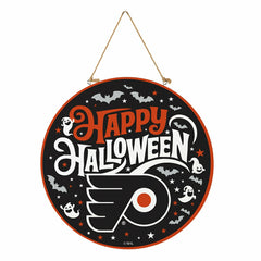 Philadelphia Flyers Halloween Round Door Décor with Hanging Rope, 18x1 - NHL Home