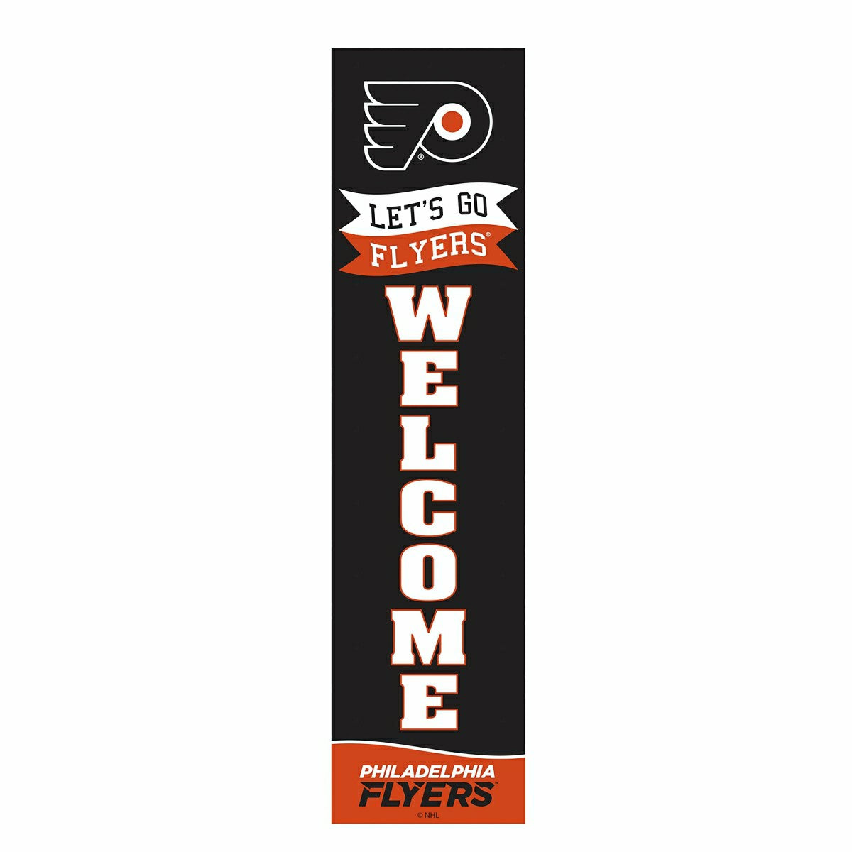 Philadelphia Flyers Large Single Sided Leaner, 46" - NHL Home