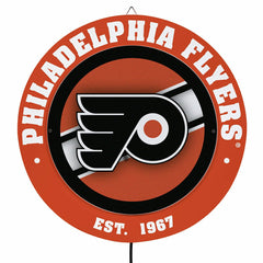 Philadelphia Flyers, Metal Lite, Round - NHL