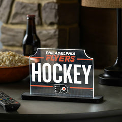 Philadelphia Flyers Hockey Rectangle Desklite LED Decor - NHL Home