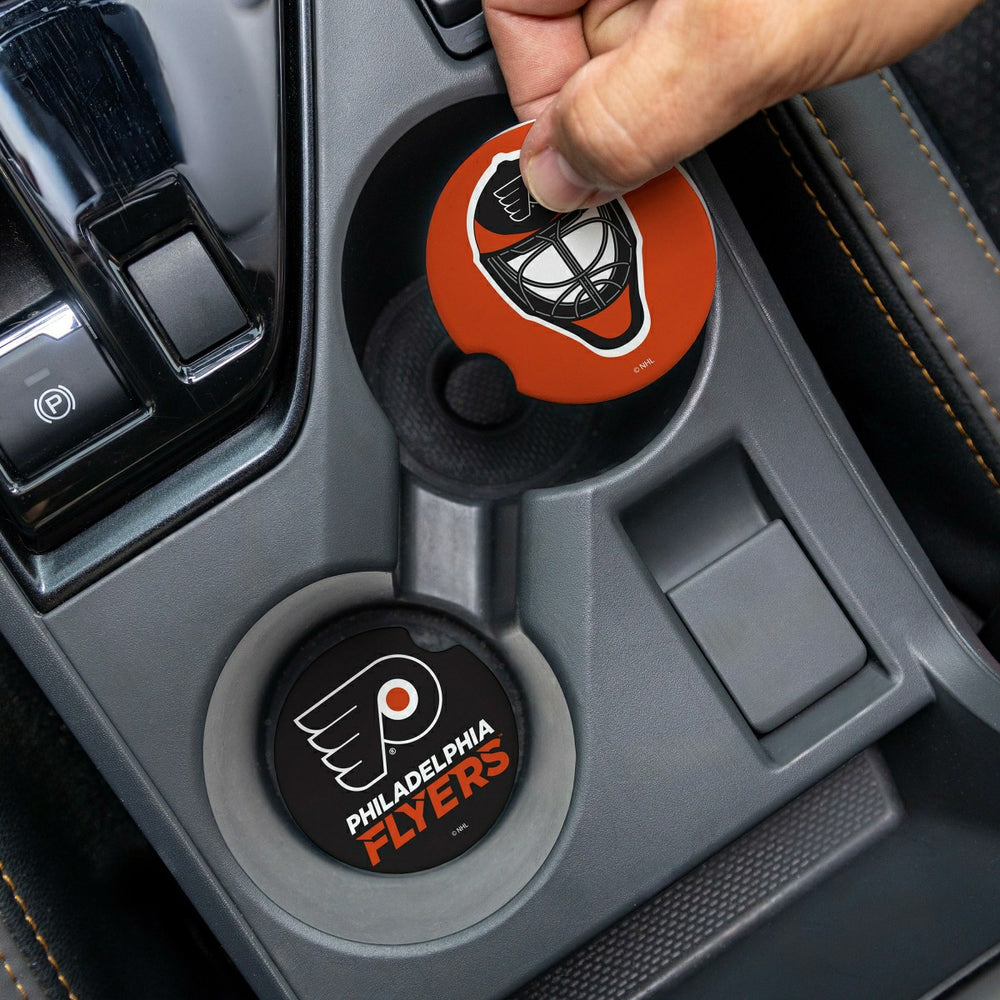 Philadelphia Flyers Car Coaster Set, 2pc - NHL Home