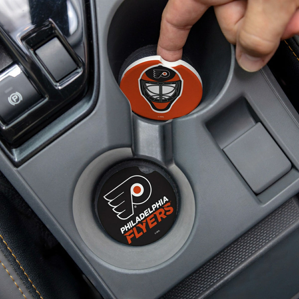 Philadelphia Flyers Car Coaster Set, 2pc - NHL Home