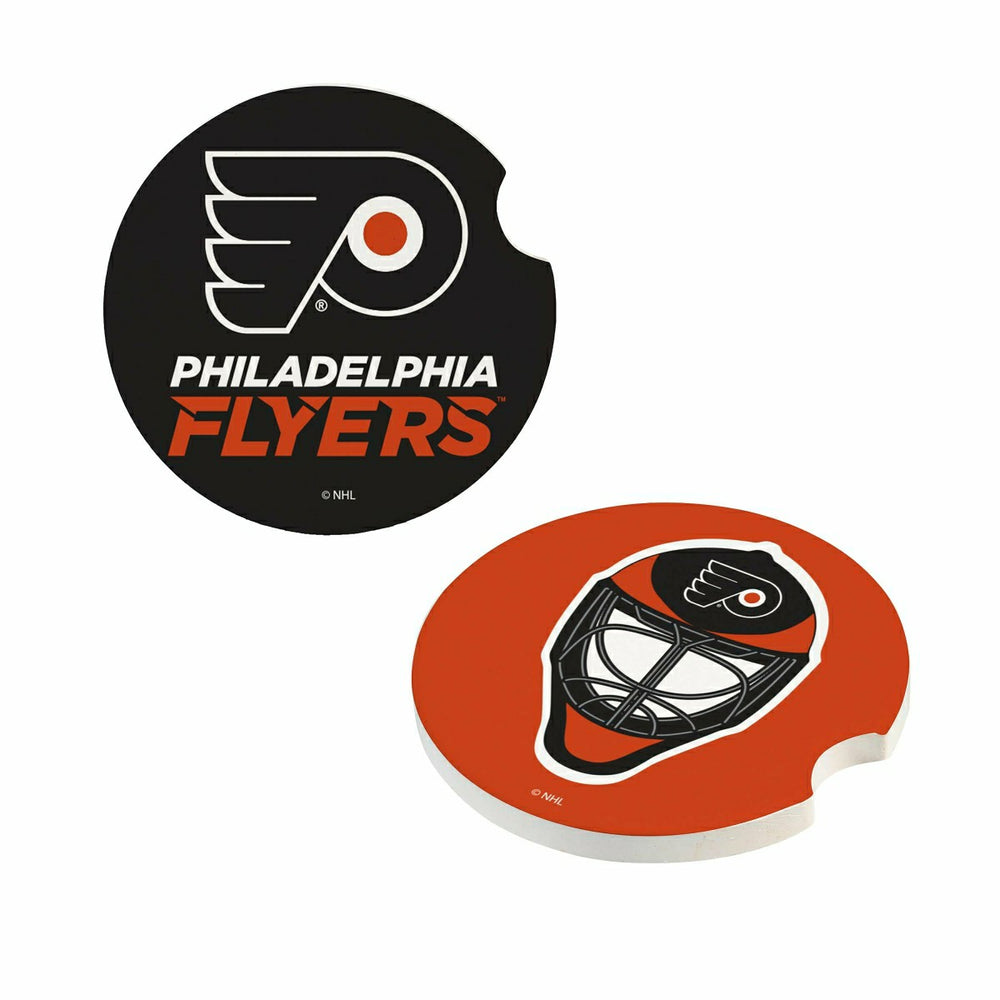 Philadelphia Flyers Car Coaster Set, 2pc - NHL Home
