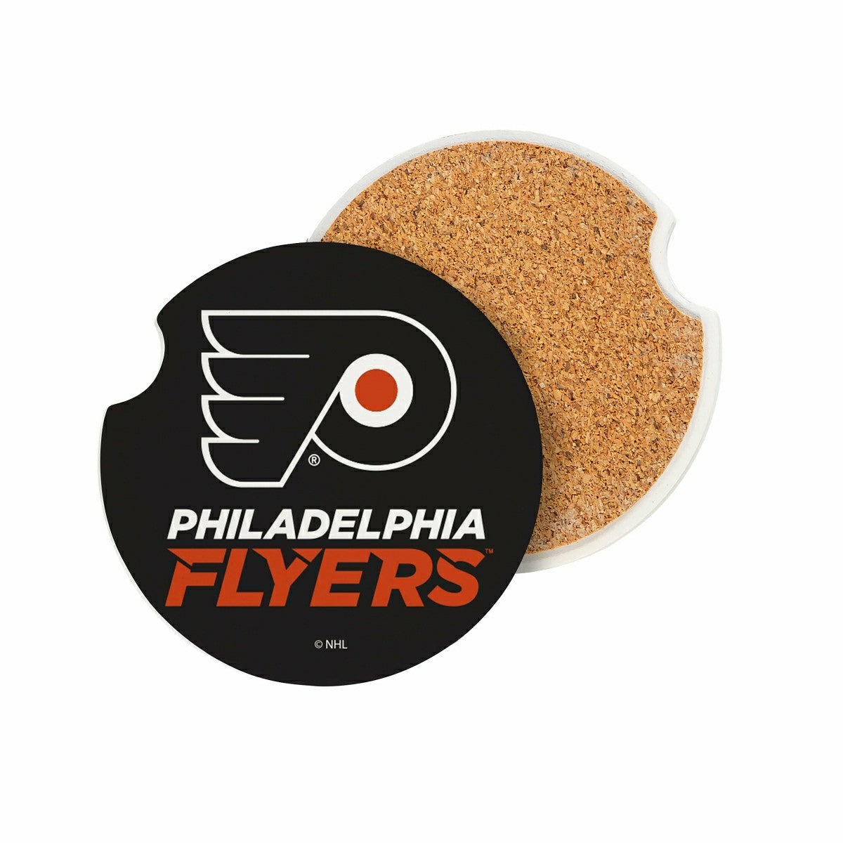 Philadelphia Flyers Car Coaster Set, 2pc - NHL Home