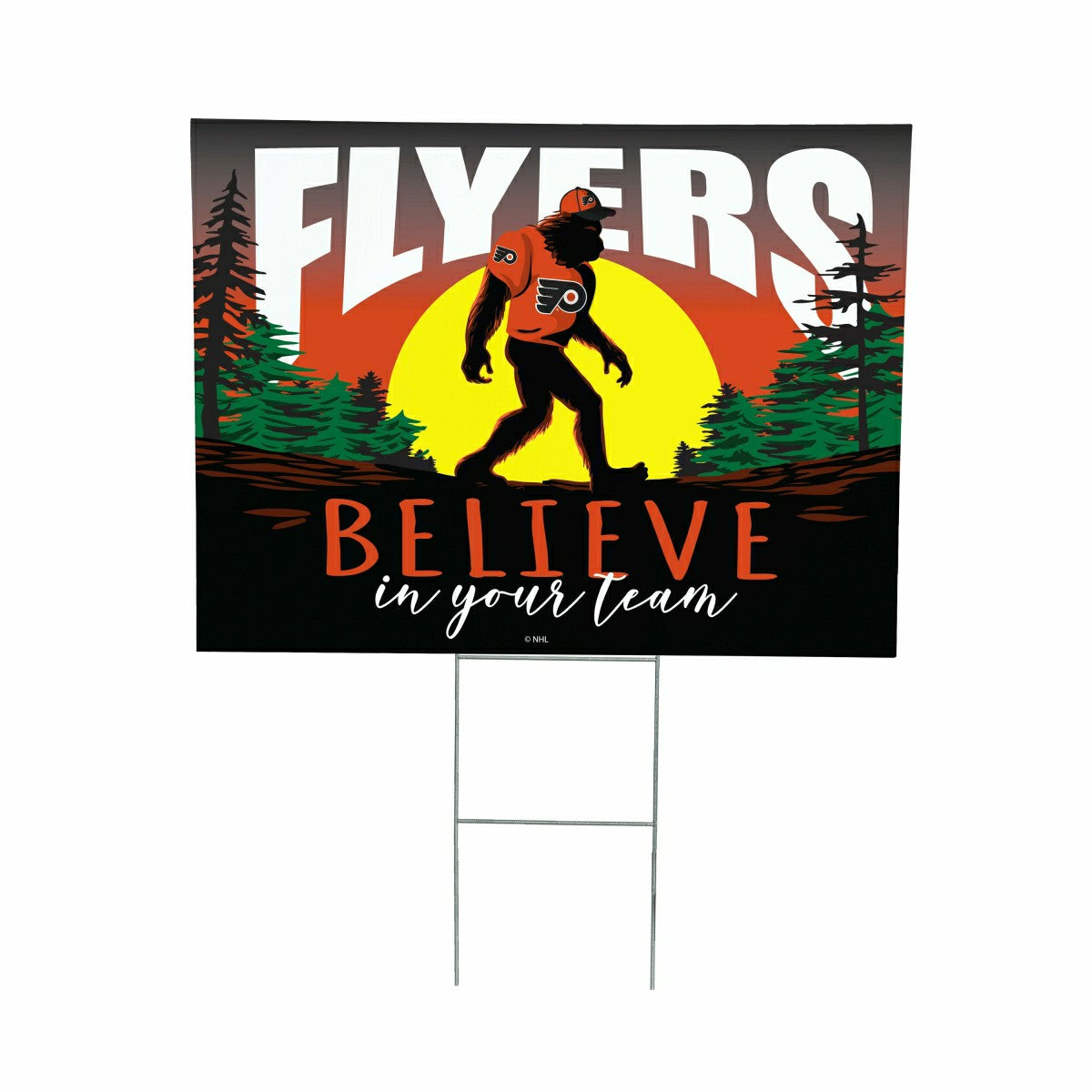 Philadelphia Flyers Yard Sign, Bigfoot - NHL Home