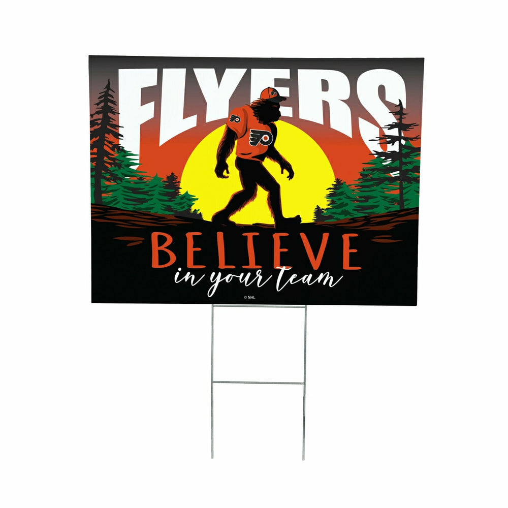 Philadelphia Flyers Yard Sign, Bigfoot - NHL Home