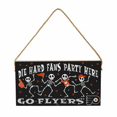 Philadelphia Flyers Halloween Wood Wall Sign, 6x11 - NHL Home
