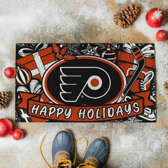 Philadelphia Flyers Holiday PVC Mat, 28"x16" - NHL