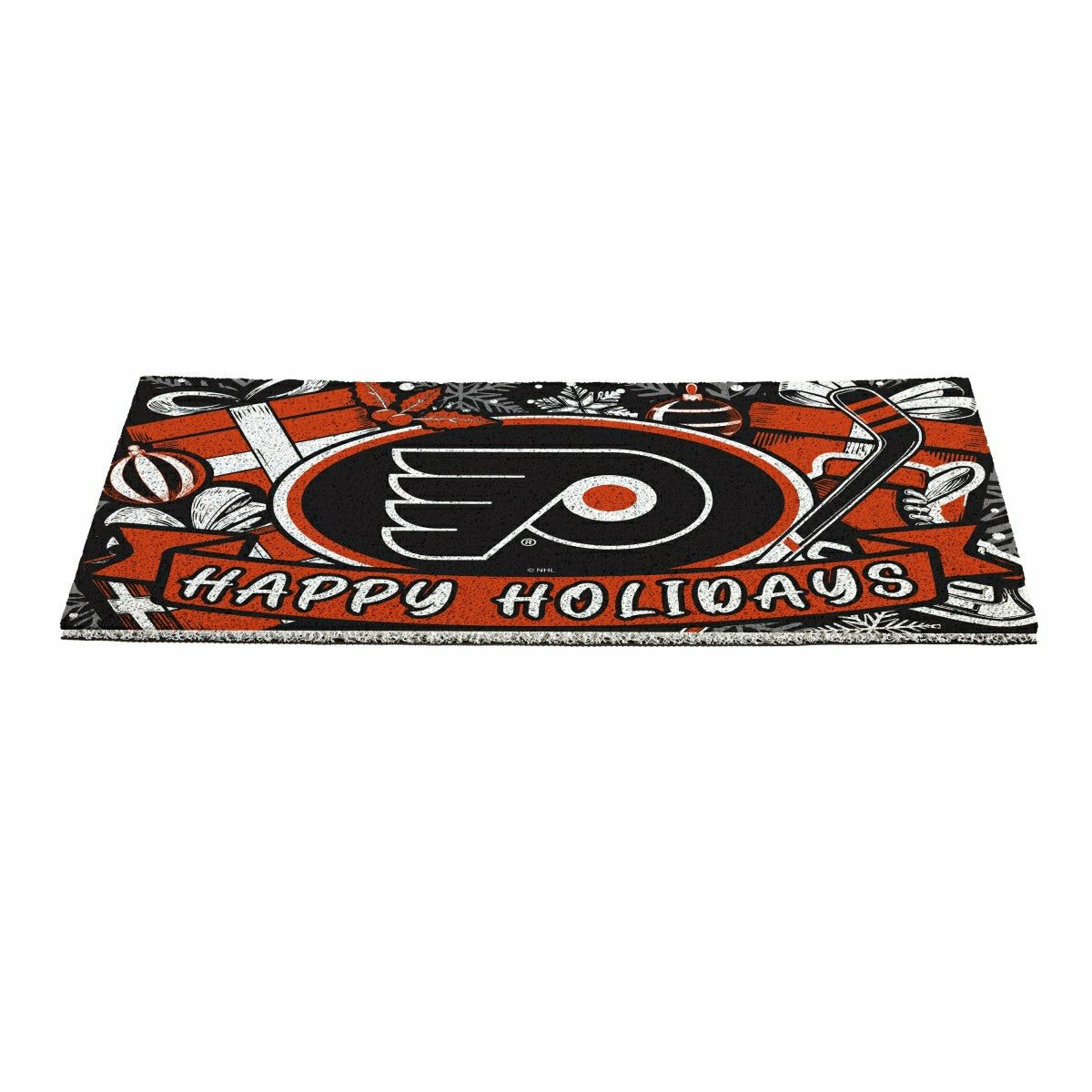 Philadelphia Flyers Holiday PVC Mat, 28"x16" - NHL