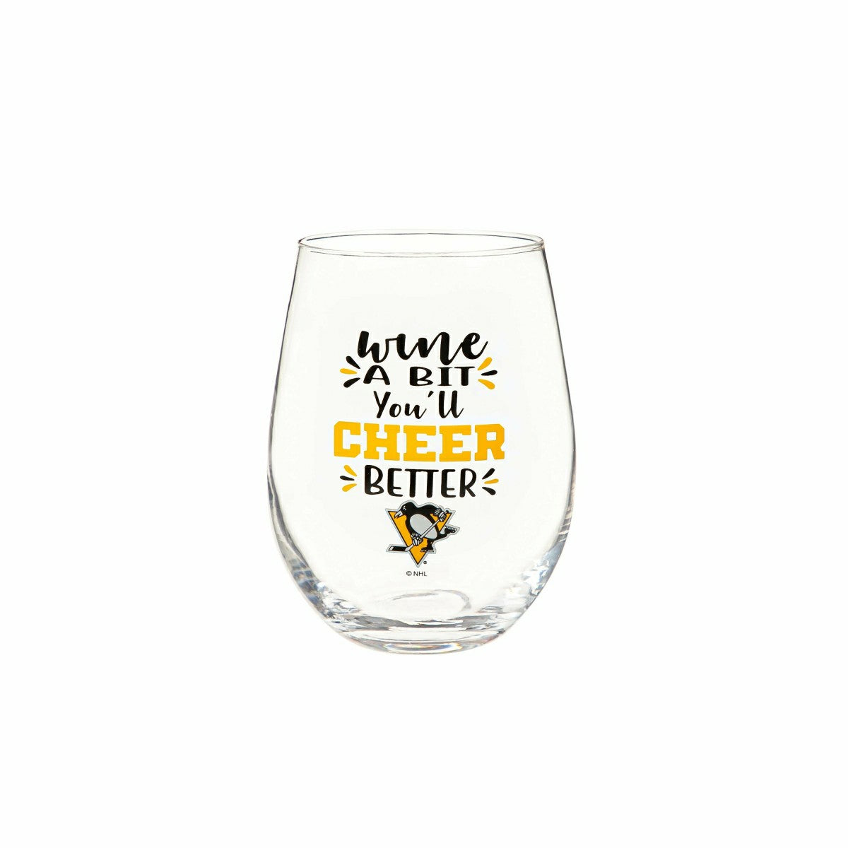 Pittsburgh Penguins,17oz Boxed Stemless Glass - NHL Home