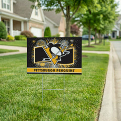 Pittsburgh Penguins Yard Sign, Patriotic - NHL Home