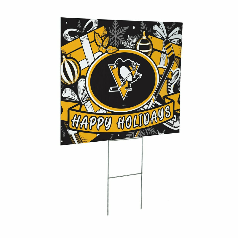 Pittsburgh Penguins Yard Sign, Holiday - NHL Home