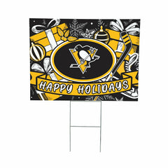 Pittsburgh Penguins Yard Sign, Holiday - NHL Home