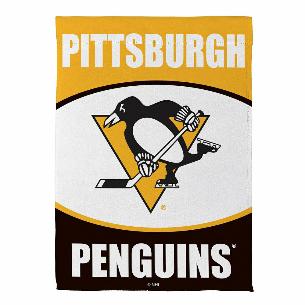 Pittsburgh Penguins Suede Garden Flag - NHL Home
