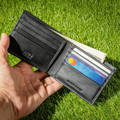 Pittsburgh Penguins Black Bi-Fold Embroidered Wallet w/ RFID Blocking - NHL Home
