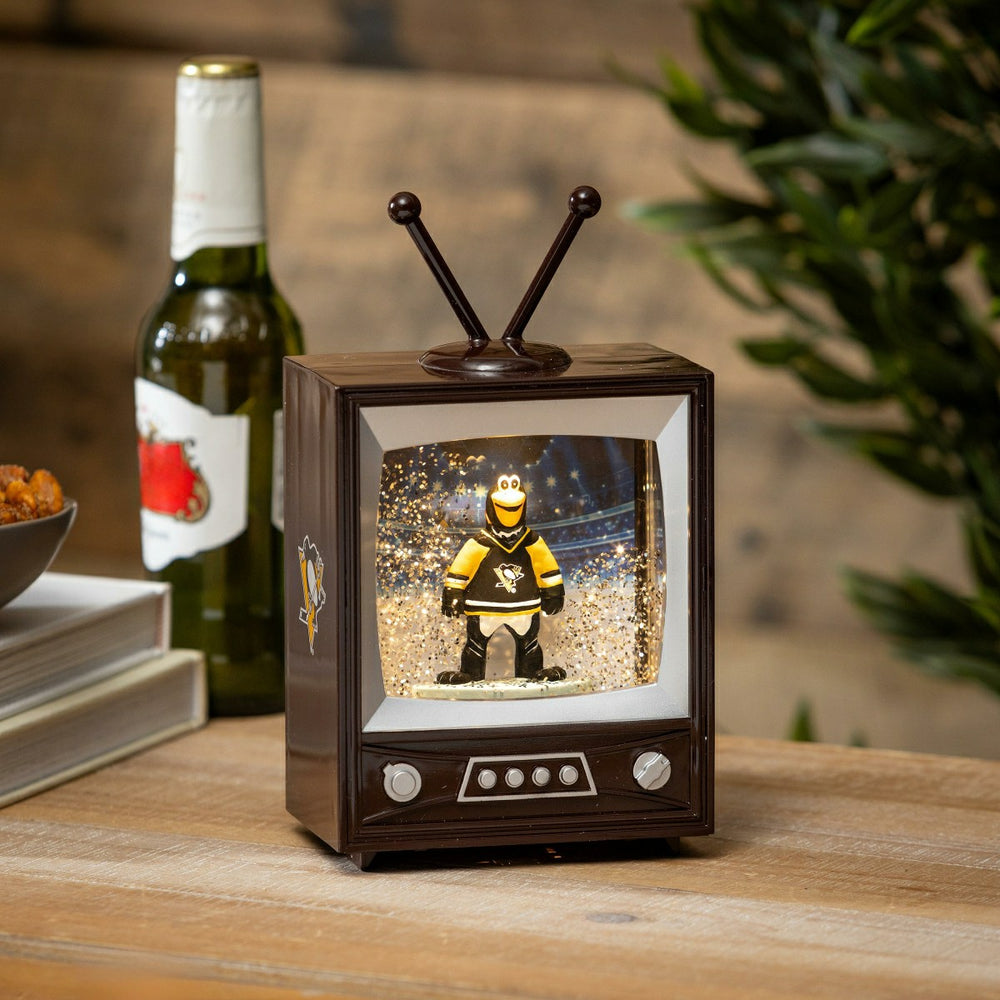 Pittsburgh Penguins Vintage TV Water Lantern - NHL Home