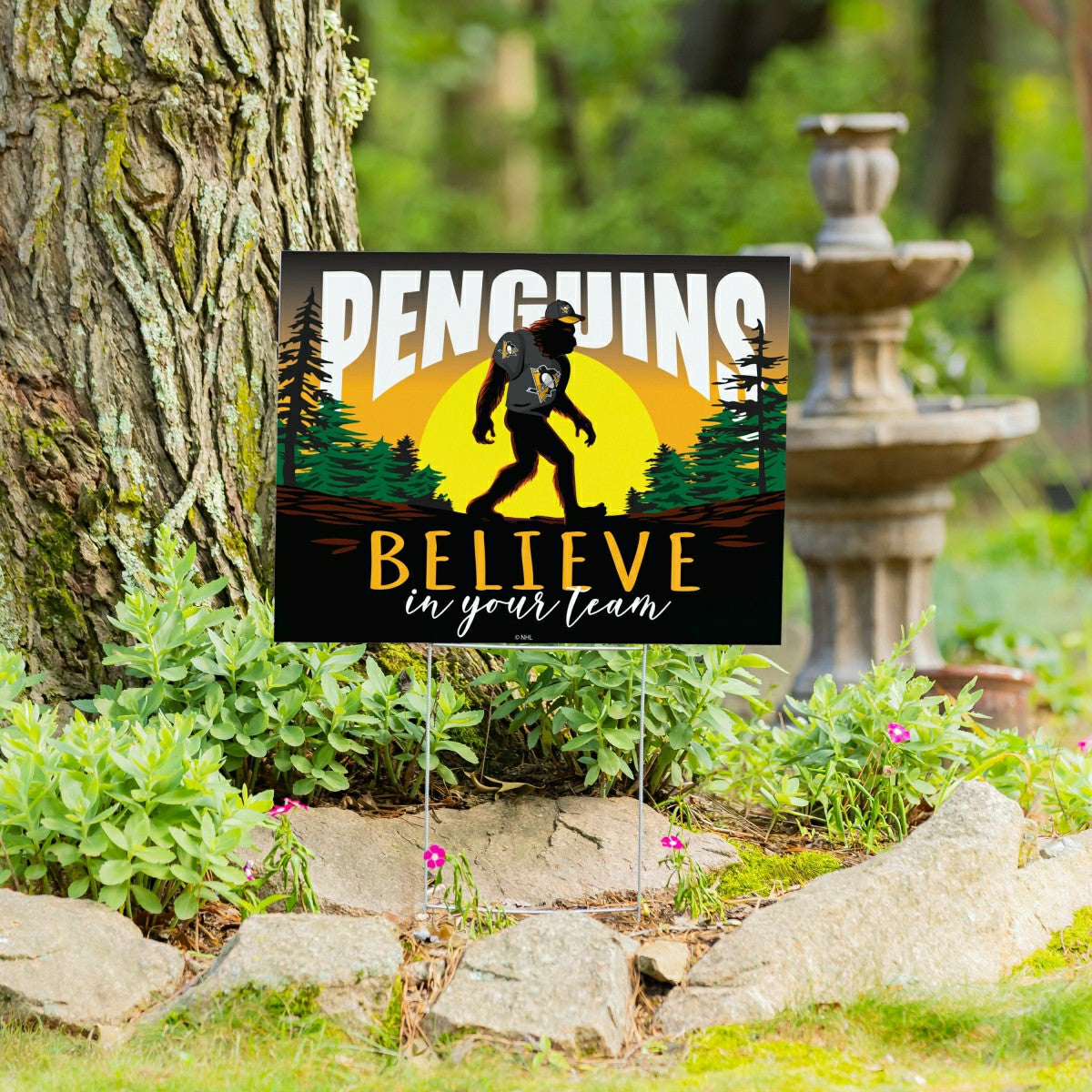 Pittsburgh Penguins Yard Sign, Bigfoot - NHL Home