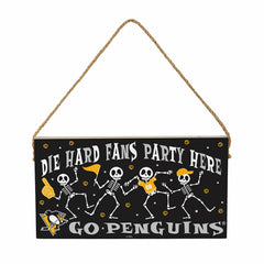 Pittsburgh Penguins Halloween Wood Wall Sign, 6x11 - NHL Home
