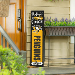 47" Double Sided Leaner, Pittsburgh Penguins, Halloween - NHL Home