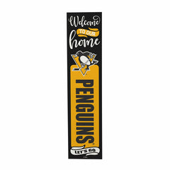 47" Double Sided Leaner, Pittsburgh Penguins, Halloween - NHL Home