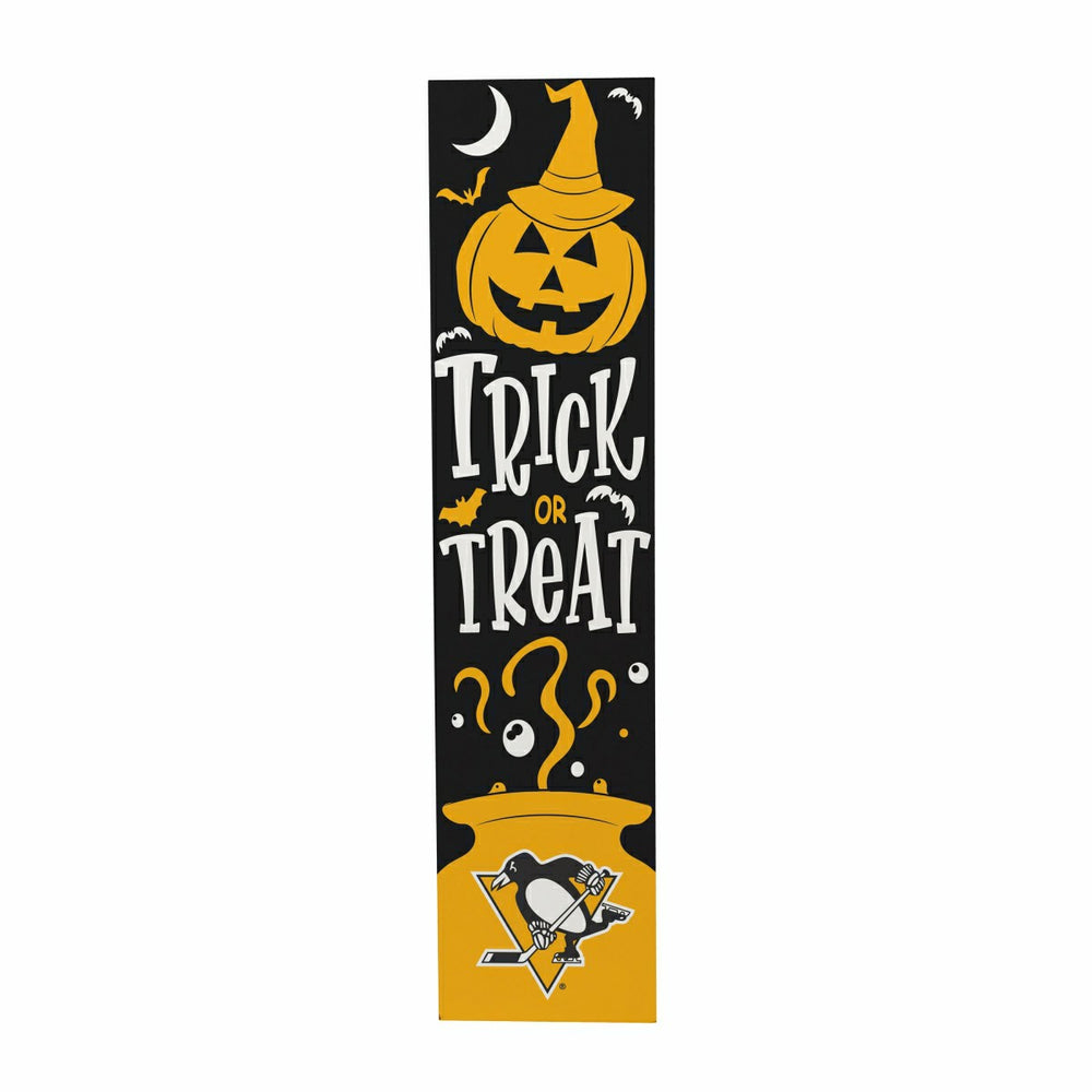 47" Double Sided Leaner, Pittsburgh Penguins, Halloween - NHL Home