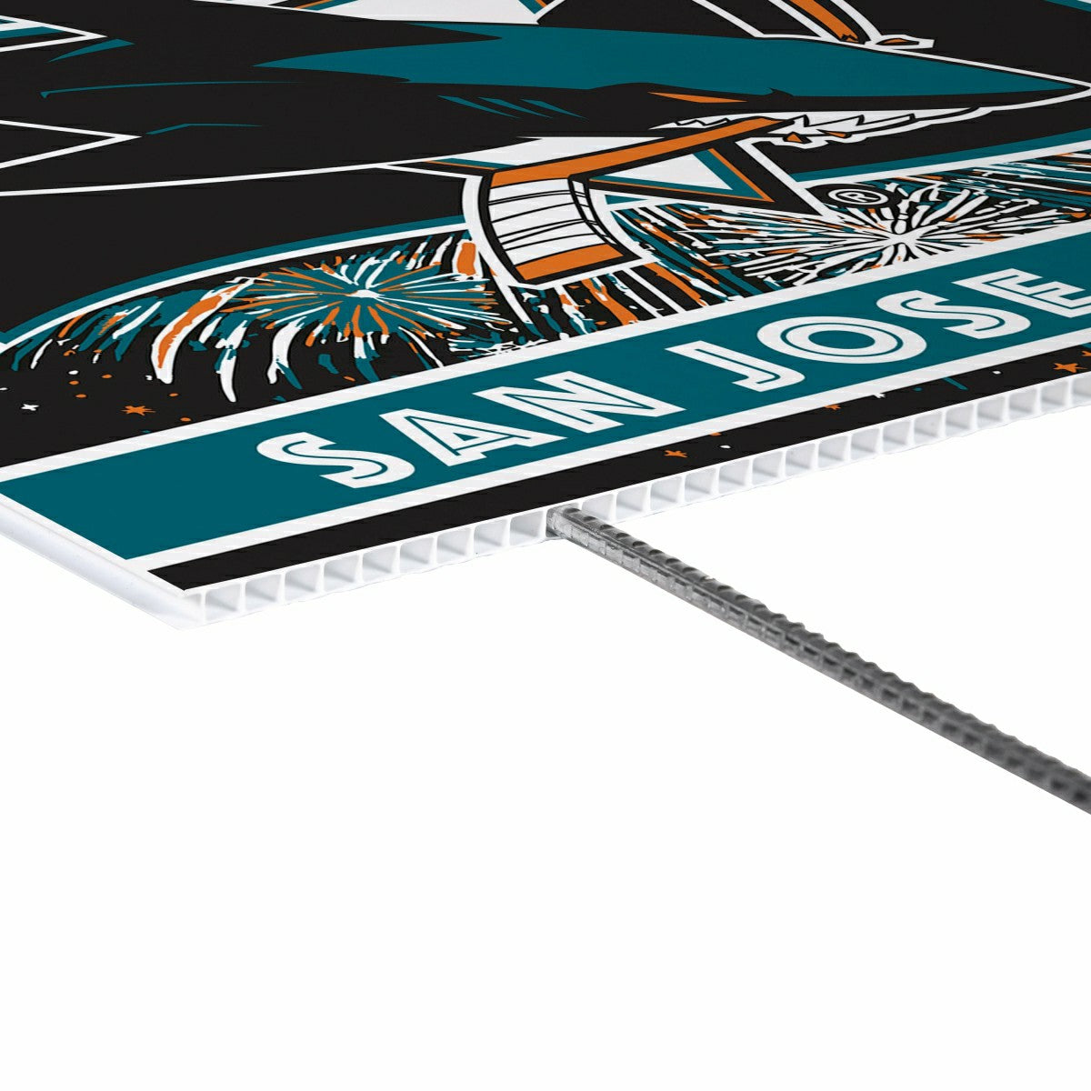 San Jose Sharks Yard Sign, Patriotic - NHL Home