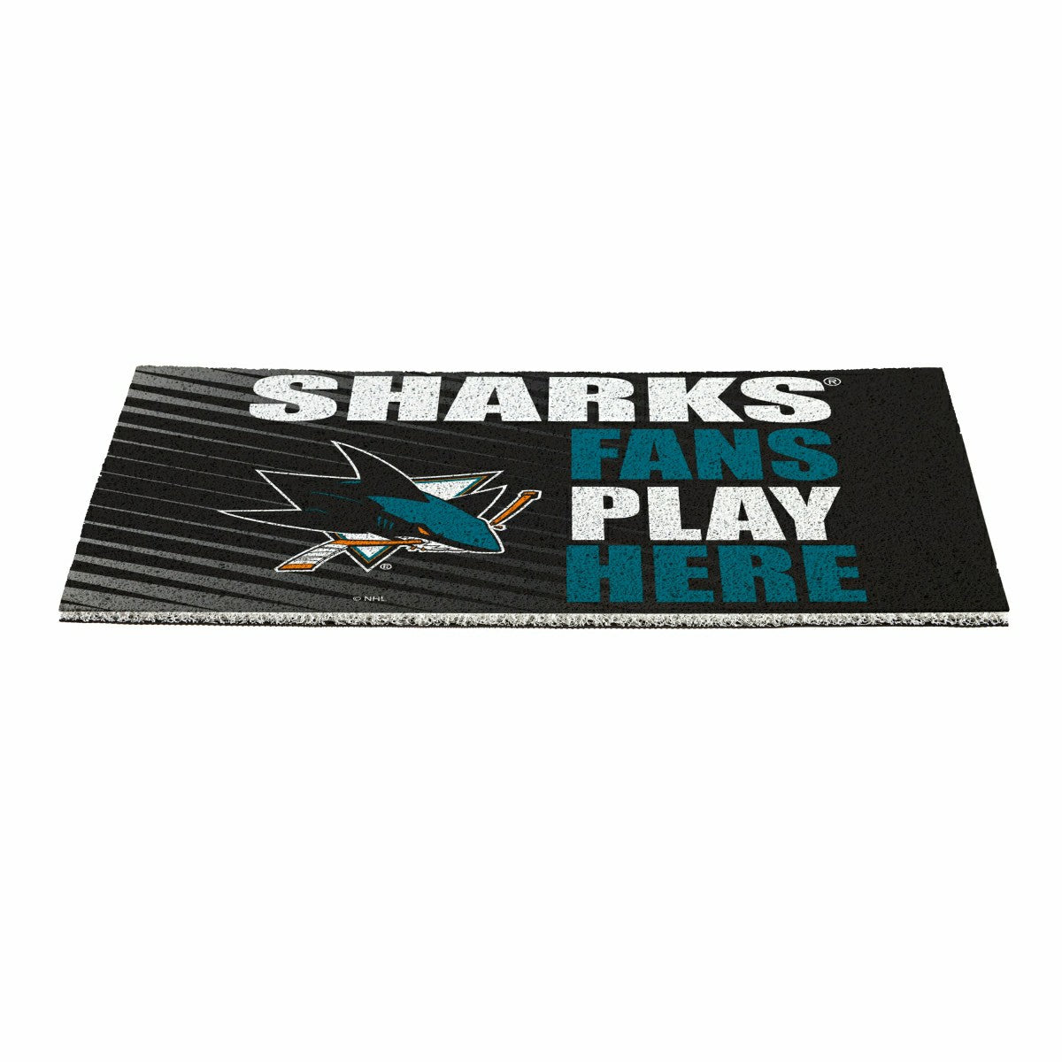 San Jose Sharks Fan Mat, 28"x16" - NHL