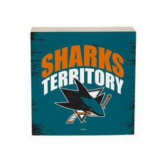 San Jose Sharks Plock, Down Home Fans, 6x6 - NHL Home