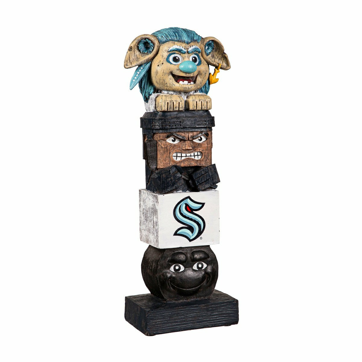 16" Seattle Kraken Mascot Tiki Totem Garden Statue - NHL Home