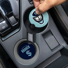 Seattle Kraken Car Coaster Set, 2pc - NHL Home