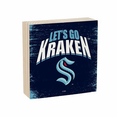 Seattle Kraken Plock, Down Home Fans, 6x6 - NHL Home