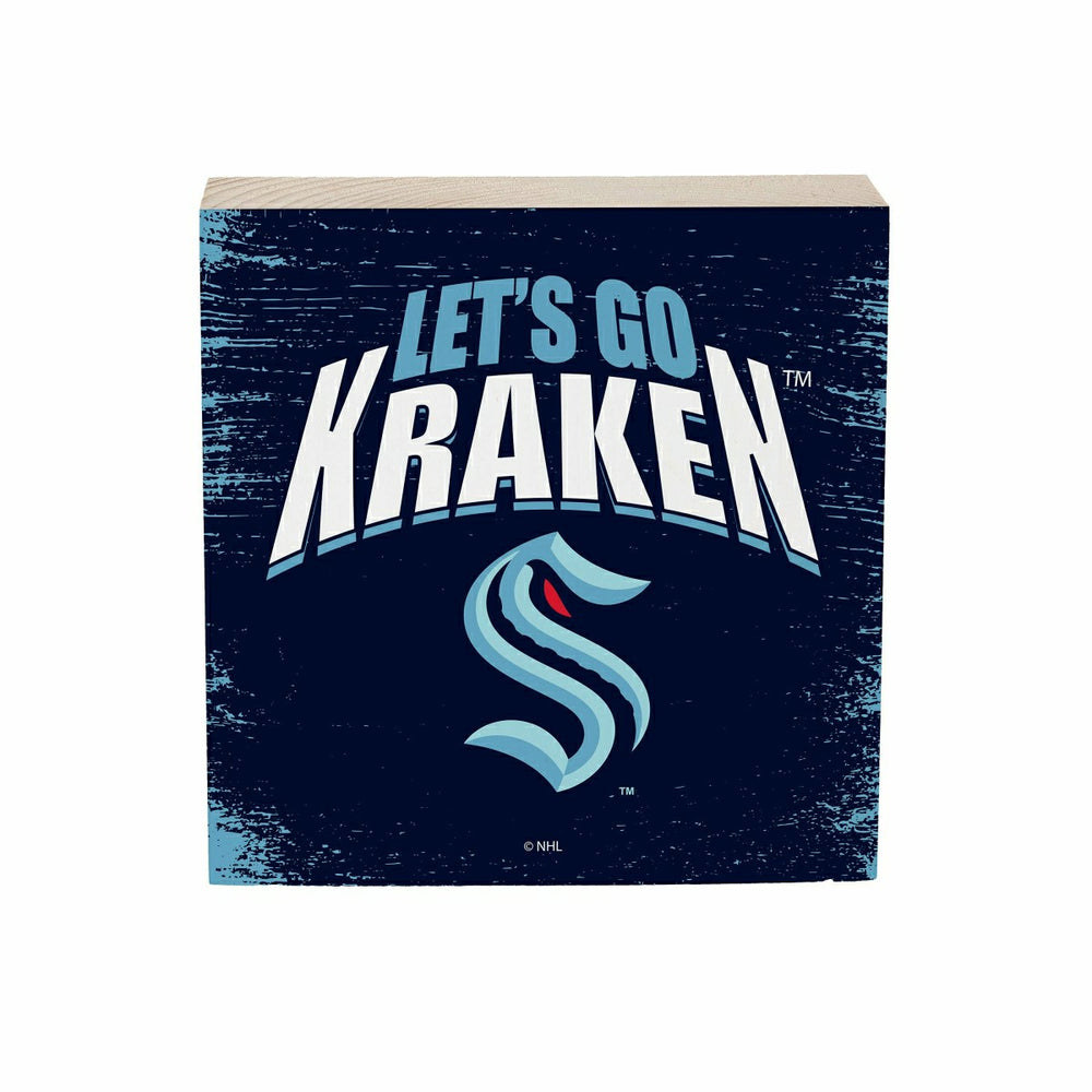 Seattle Kraken Plock, Down Home Fans, 6x6 - NHL Home