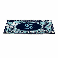Seattle Kraken Holiday PVC Mat, 28"x16" - NHL