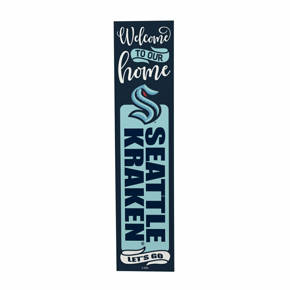 47" Double Sided Leaner, Seattle Kraken, Halloween - NHL Home