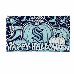 Seattle Kraken Halloween PVC Mat, 28"x16" - NHL