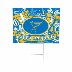 St Louis Blues Yard Sign, Holiday - NHL Home