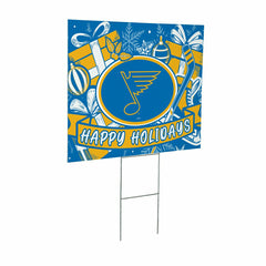 St Louis Blues Yard Sign, Holiday - NHL Home