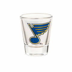 St Louis Blues 4-Piece Ceramic and Glass 2oz. Shot Glass Set - NHL Home