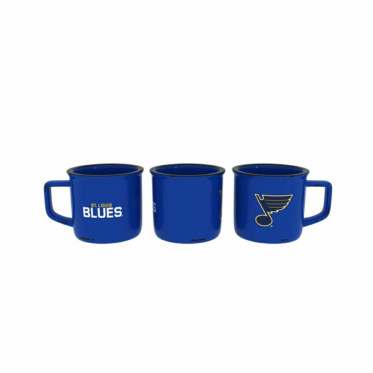 St Louis Blues Ceramic Camp Cup with Enamel Finish, 14oz - NHL Home