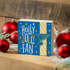 St Louis Blues Block, Holiday, 6x6 - NHL Home