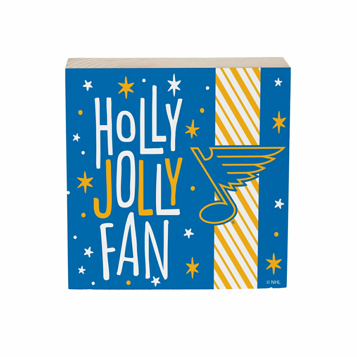 St Louis Blues Block, Holiday, 6x6 - NHL Home