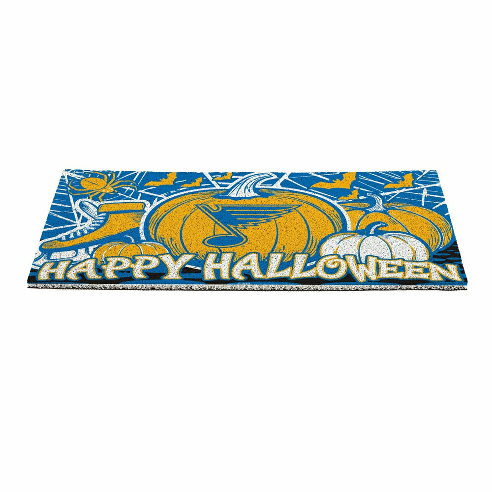St Louis Blues Halloween PVC Mat, 28"x16" - NHL
