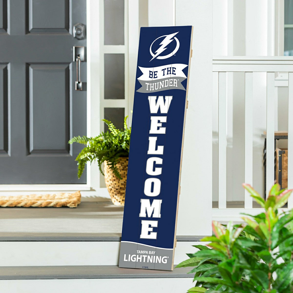 Tampa Bay Lightning Large Single Sided Leaner, 46" - NHL Home