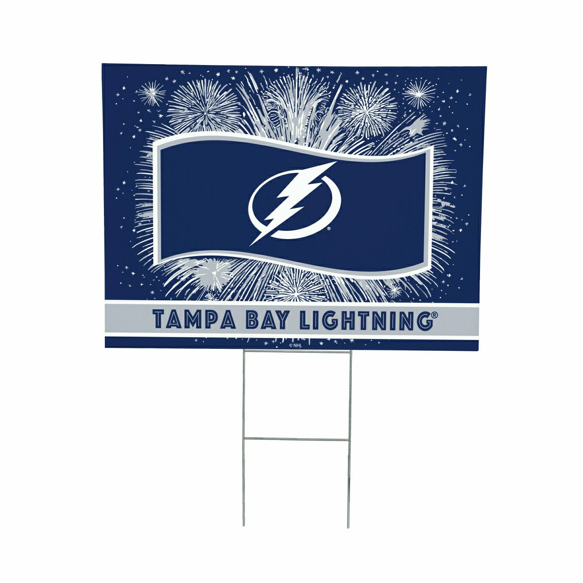 Tampa Bay Lightning Yard Sign, Patriotic - NHL Home