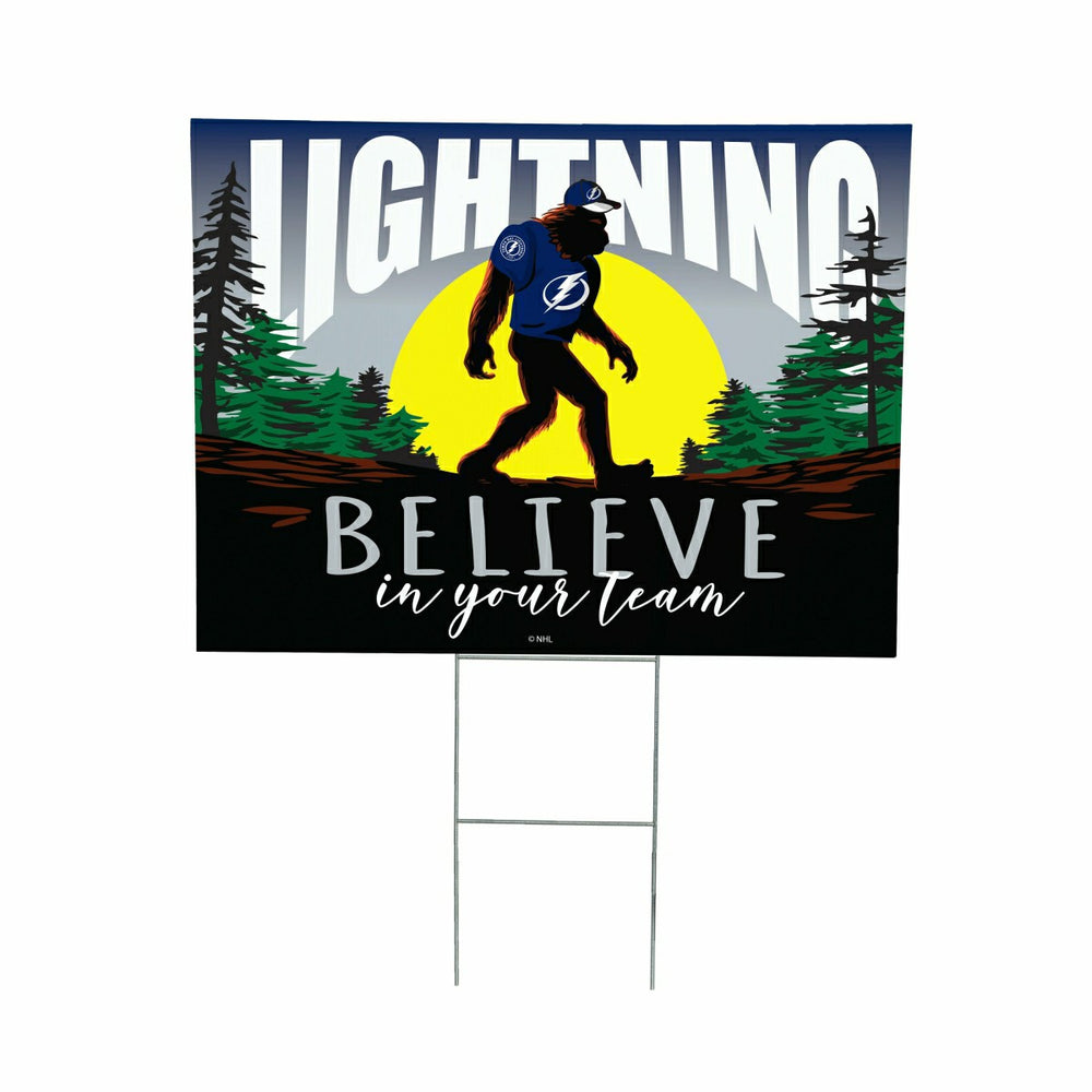 Tampa Bay Lightning Yard Sign, Bigfoot - NHL Home