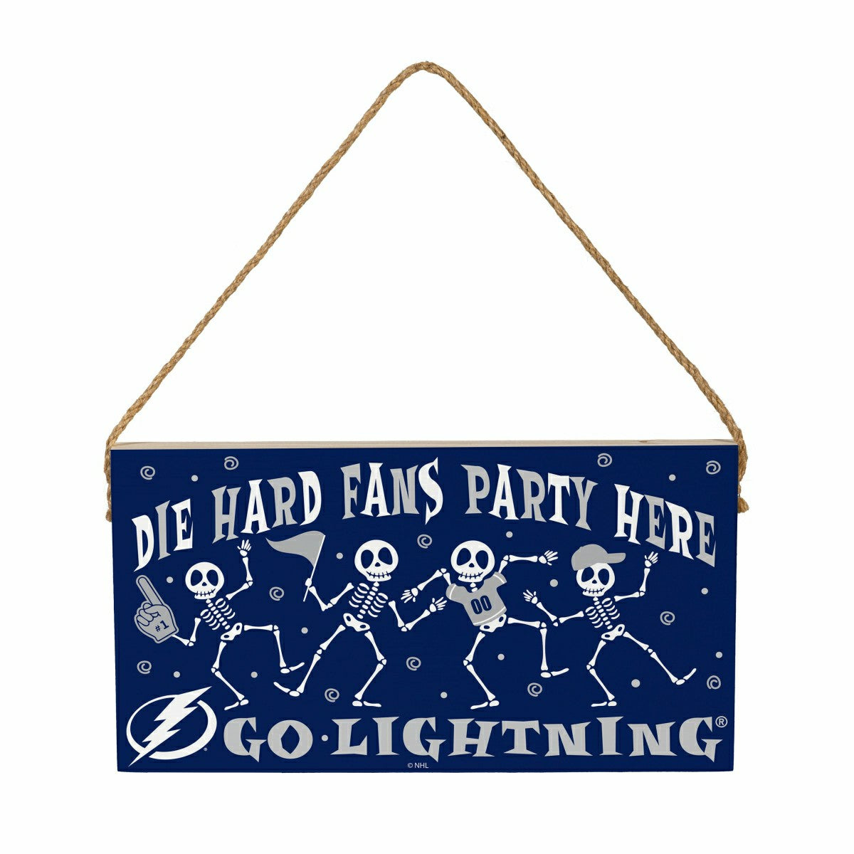 Tampa Bay Lightning Halloween Wood Wall Sign, 6x11 - NHL Home
