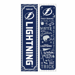 46" Double Sided Leaner, Tampa Bay Lightning, Winter Seasonal - NHL Home
