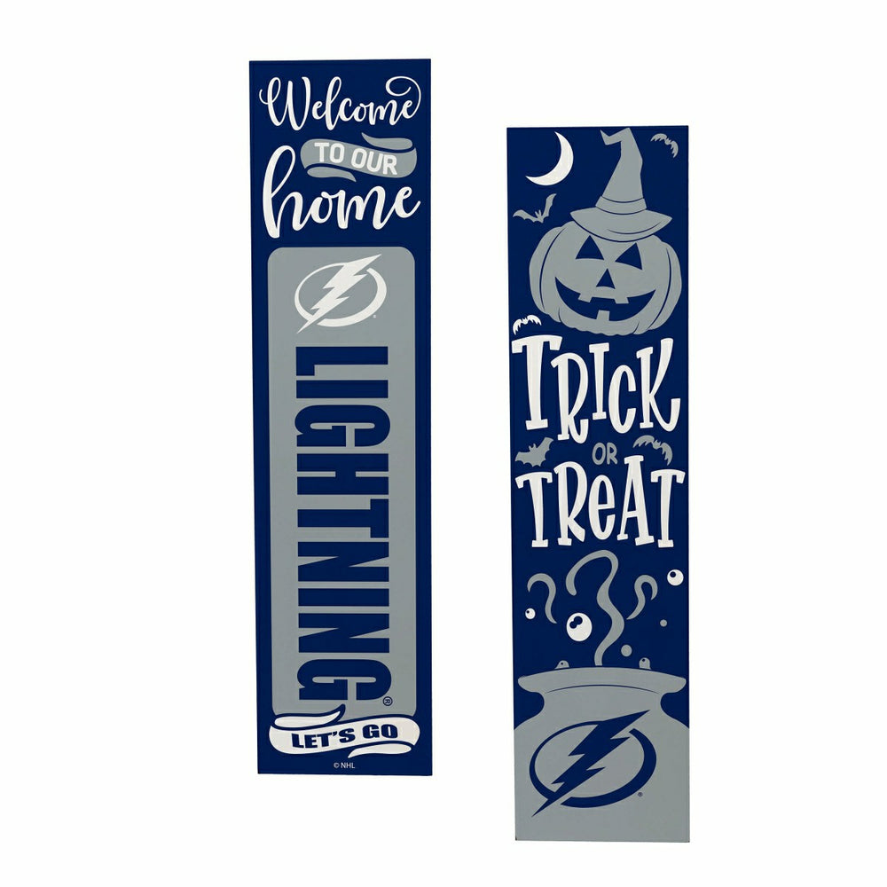 47" Double Sided Leaner, Tampa Bay Lightning, Halloween - NHL Home